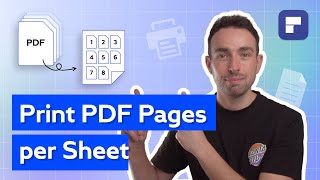 How to Print PDF File 2 Pages per Sheet [upl. by Ydarg]