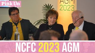 Norwich City AGM 2023  Delia Smith Michael Wynn Jones and Mark Attanasio Reaction  The Pink Un [upl. by Olethea102]