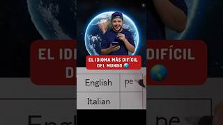El idioma más difícil del mundo 😱 muyinteresante datosquenosabias idiomas [upl. by Nerret]
