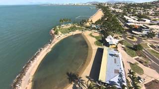 The Strand Townsville Filmed by Drone [upl. by Enoed543]