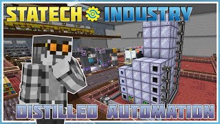 Setting Up Distillation Towers for Modern Industrialization  Minecraft Statech Industry 23 [upl. by Kakalina]