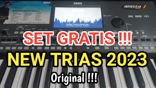 SET GRATIS TRIAZ 2023 ORIGINAL  SAMPLING KORG PA600 TERBARU [upl. by Suzann665]