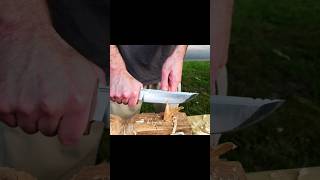 Fatwood survival edc knife bushcraft blade sharp camping diy new smallyoutuber shorts [upl. by Marlyn534]