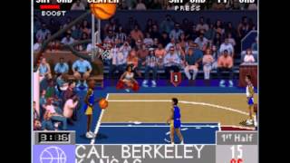 GSCentralorg  College Slam Basketball SNES  Team 2 Never Misses GG [upl. by Sihtam641]