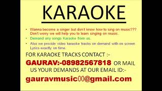 Mounam Sollum Varthaigal Pesamal Unthan Mounam Full Karaoke By Gaurav [upl. by Herriott]