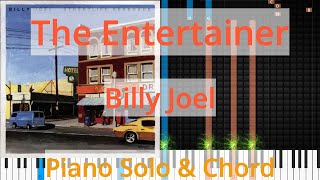 🎹Solo amp Chord The Entertainer Billy Joel Synthesia Piano [upl. by Neeka]