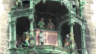 Glockenspiel München Marienplatz HD  Munich carillon HD [upl. by Jasmine]