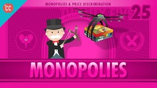 Monopolies and AntiCompetitive Markets Crash Course Economics 25 [upl. by Anitaf646]