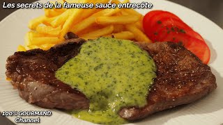 Recette de la sauce entrecôte la meilleur des sauces pour les pièces de bœuf grillées ou poêlées [upl. by Anahsor]