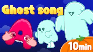 ZooZooSong Collection of ghost songs  Lets sing with ABC monsters [upl. by Bijan]