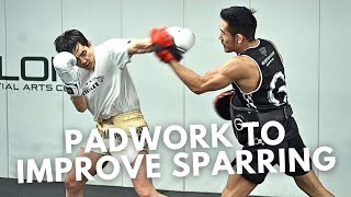 My 8 FAV Padwork Drills to Level Up your Sparring Skills [upl. by Lavona]