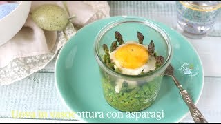 Uova in vasocottura con asparagi e piselli [upl. by Nnahtur740]