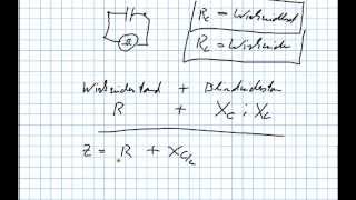 Scheinwiderstand Impedanz Z von Kondensatoren und Spulen [upl. by Hamish455]