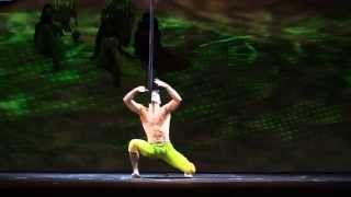 Cirque du Soleil Act Saulo Sarmiento Aerial Pole [upl. by Hatokad]