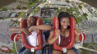 Slingshot Ride Pull the cord prank [upl. by Halbeib]