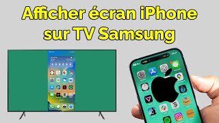 Comment connecter son iPhone à sa télé Samsung sans fil [upl. by Wiebmer]