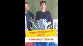 Plier son drap de bain comme à lhôtel [upl. by Hicks]