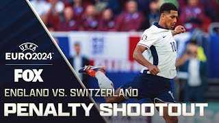 England vs Switzerland Full Penalty Shootout  UEFA Euro 2024  Quarterfinals [upl. by Osmond347]