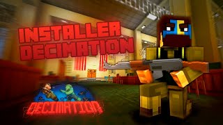 Comment installer et jouer à Minecraft Decimation en 2024 [upl. by Northway596]