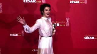 César 2018  Jeanne Balibar photocall [upl. by Eadas431]