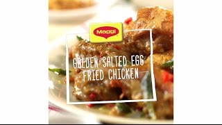 Golden Salted Egg Fried Chicken [upl. by Millda]