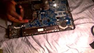 COMPAQ CQ56 Model Notebook Dissemble and Cleaning It Out tutorialDIY 2013 [upl. by Kosaka]