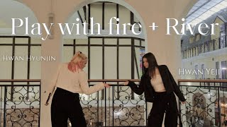 KPOP IN PUBLIC Play with fire  River – YejiampHyunjin Dance Cover by PIÉDESTAL [upl. by Lertsek]