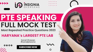 PTE SPEAKING TEST  PTE SPEAKING FULL MOCK TEST  PTE SPEAKING 2023 insigniaoverseas sonalptezone [upl. by Chura]