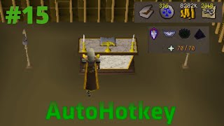 OSRS Botting to Max with AHK  Episode 15 Gilded Altar and Piety [upl. by Raama]