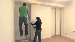 Installing Sliding Wardrobes  Alumé Interior SlidingWardrobeWorldcom [upl. by Nogam500]