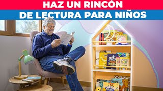 Cómo hacer un rincón de lectura para niños [upl. by Eelame]