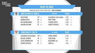 Runcorn CC 2nd XI v Knutsford CC 2nd XI [upl. by Ecad]