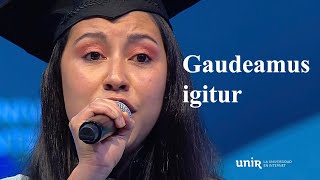 Gaudeamus igitur  Himno Universitario con subtítulos  UNIR [upl. by Clippard]