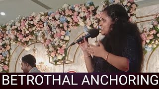 KERALA CHRISTIAN BETROTHAL ANCHORING IN MALAYALAM viral like youtube share love follow reels [upl. by Kirt]