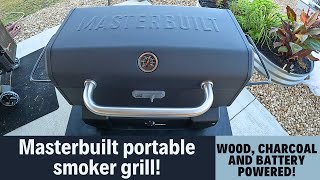 Masterbuilt MB20040522 Portable Charcoal Grill Smoker [upl. by Eelyr]