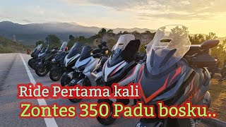 PERTEMUAN PERTAMA KALI OWNER ZONTES 350 RIDE KE TEMIANG N9 [upl. by Stanleigh]