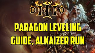 Diablo 3  Paragon Leveling Guide Alkaizer Run [upl. by Rosalyn256]