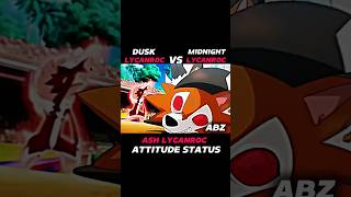 DUSK LYCANROC VS MIDNIGHT LYCANROC  LYCANROC ATTITUDE STATUS  shortsfeed sigmarule pokémon [upl. by Anstus928]