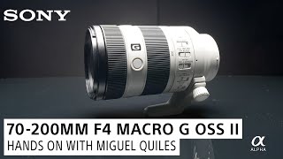 70200mm F4 Macro G OSS II Lens Overview with Miguel Quiles [upl. by Harias]