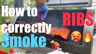 The BEST way to smoke RIBS on an offset smoker bbq [upl. by Nrublim]