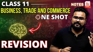 BUSINESS TRADE AND COMMERCE class 11 ONE SHOT  Chapter 1 Business Studies  Gaurav Jain [upl. by Inatsed]