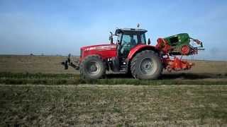 Siew Pszenicy 2013 ☆ Massey Ferguson 6485Hassia DKL 300 ☆ HD [upl. by Cuyler]