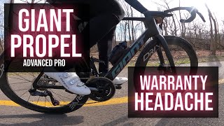 Giant Propel Warranty Claim  A GIANT Headache [upl. by Goeselt]