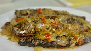 POISSON CHINCHARD frit dans une sauce gingembre  Cuisine Congolaise  très bon [upl. by Kaden]