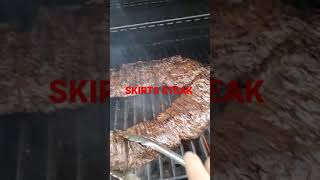 skirt steak on gas grill [upl. by Nica127]