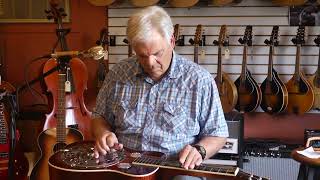 2003 Clinesmith Maple Custom Resonator Guitar no 55 [upl. by Eyllom]