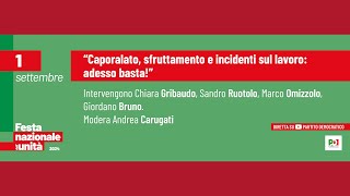 “Caporalato sfruttamento e incidenti sul lavoro adesso basta” [upl. by Acirre]