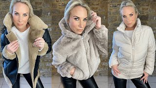 MampS Marks Spencer Autumn Winter Vegan Coats New Arrivals Haul Teddy Aviator Puffer Blazer Faux Fur [upl. by Micah]