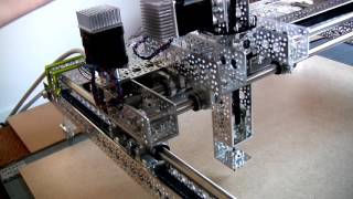 CNC Arduino  gshield  actobotics [upl. by Bocaj485]