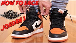 3 WAYS HOW I LACE amp STYLE MY JORDAN 1 [upl. by Ethbun]